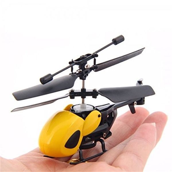 

qs5012 aircraft mini small helicopter fall resistant charging two channel remote control uav