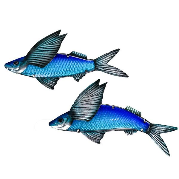 

metal glass fish wall for home garden decoration outdoor miniature sculpture animal jardin decoration statues for wall moldings