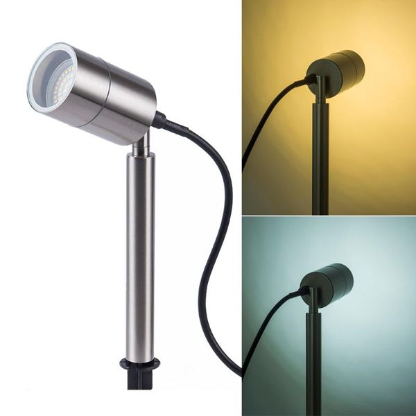 

floodlights outdoor waterproof led flood light gu10 projector reflector 110v 220v spike floodlight spotlight lawn lamps