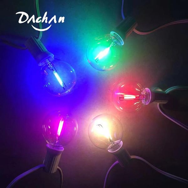 

strings g40 bulb led string lights backyard patio christmas decorative outdoor garland festoon light,retro party light