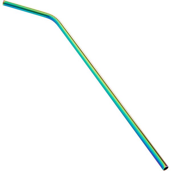 

drinking straws 1pcs drink straw creative metal coffee milk tea non-slip 304stainless steel straight bend multifunction lovely quality