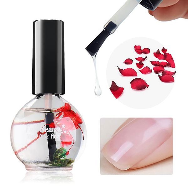 

nail art kits 2pcs nutrition cuticle oil rose essential revitalizer fruits flavor gel polish treatment removal care manicure #1908-1