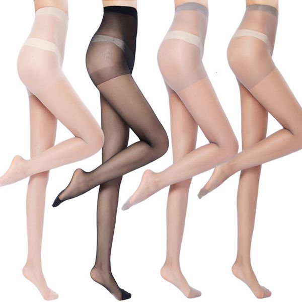 

spring and summer ultra thin silk stockings spandex high elastic office work socks bottomed pantyhose, Black;white