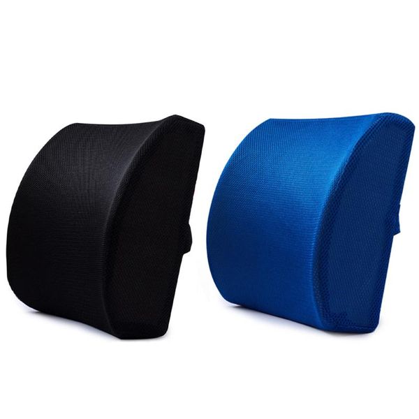 

seat cushions car soft memory foam lumbar support back massager waist cushion pillow for chairs in the accessories