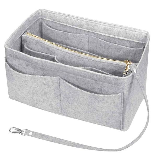 

storage bags insert handbag tote purse organizer 10 pockets bag in travel fast