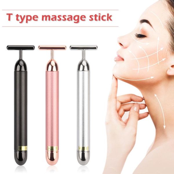 

energy 24k beauty bar facial roller pulse firming massager face wrinkle treatment wrinkle stick face lift