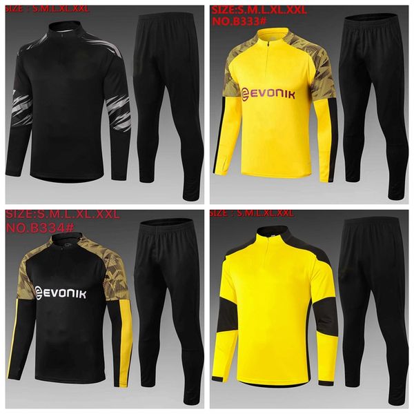

2020 2021 half zipper football training suits long sleeve soccer tracksuit 20 21 survetement maillots de foot chandal kit ty668, Gray