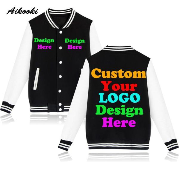 

women's jackets custom jacket logo text po print personalized team family baseball customize clothes sweatshirt promotion ad apparel, Black;brown
