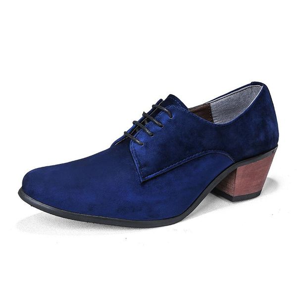 

dress shoes party formal men brand business footwear height increase mens for wedding fashion oxford, Black