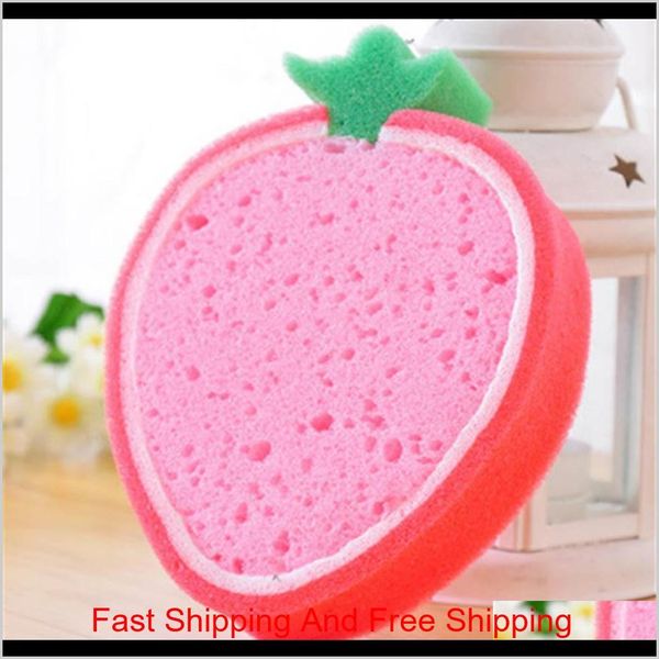 

cute fruit shape microfiber kitchen sponge for washing scouring pad washing towel sponges dishes clearing kitche qyleed bdenet