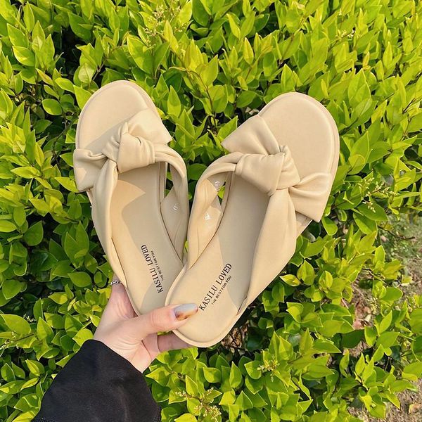 

slippers flat shoes female casual slipers women slides luxury 2021 beach soft concise basic pu fashion rome woman's, Black