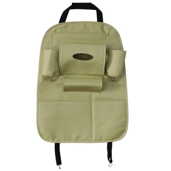 

car organizer leather back storage bag box pocket