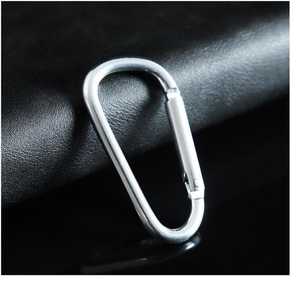 

aluminum alloy d-ring carabiner clip set screw lock hanging hook buckle keychain cable wire ring climbing e jllwqi