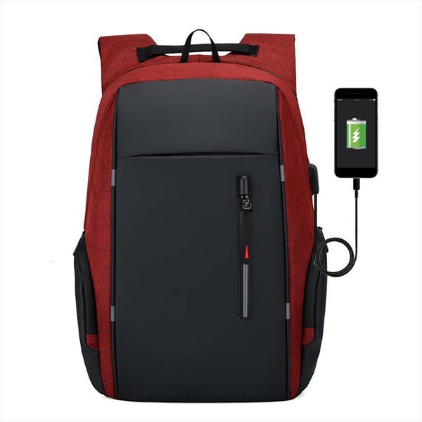 

15.6 inch men usb charging waterproof lapbackpack travel oxford women pack male business bag computer notebook backpacks