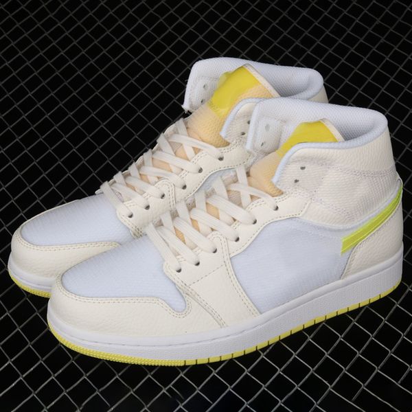 

shoes jumpman 1 mid rice white-yellow 1s designer sport og
