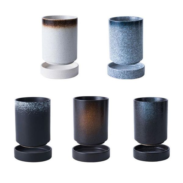 

storage bottles & jars 1pc ceramic chopstic rest kitchen drain shelf flatware container organizer spoon fork