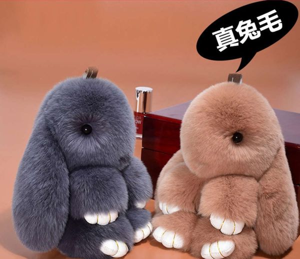 

drop doll mini ear long plush toy cute rabbit schoolbag pendant