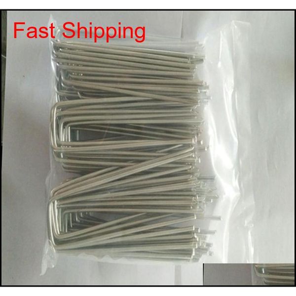 

garden landscape staples stainless steel u shape ground grass pins stake spikes pegs for securing ground jllyro jjxh