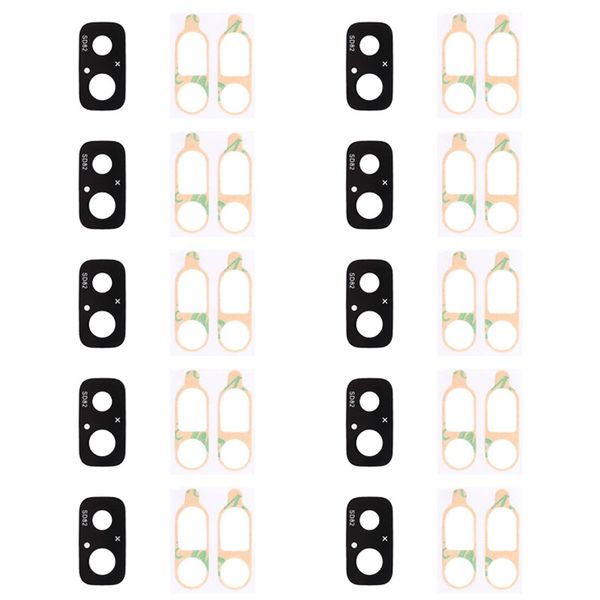 

10 pcs back camera lens cover with sticker for galaxy j7 duo j720f