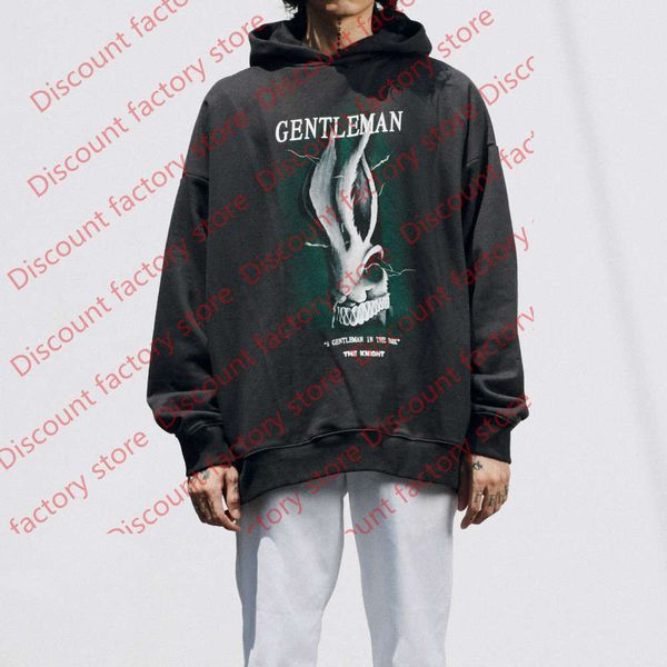 

relaxed fit dark grey fleece hoodie raglan pullover hip hop men streetwear, Black