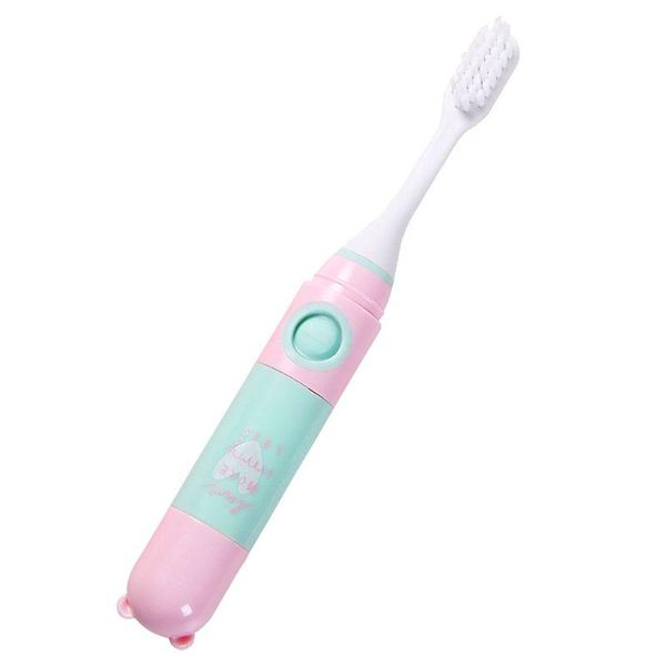 

smart electric toothbrush children kids cartoon waterproof battery operated