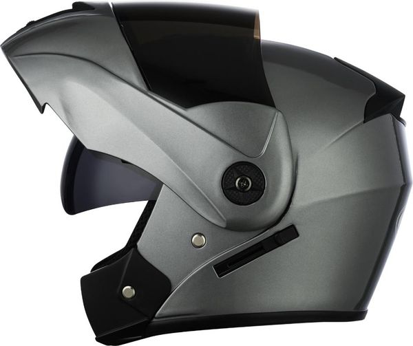 

flip up full face motorcycle helmet racing motorbike with double sun visor motocross helmets for women man casco