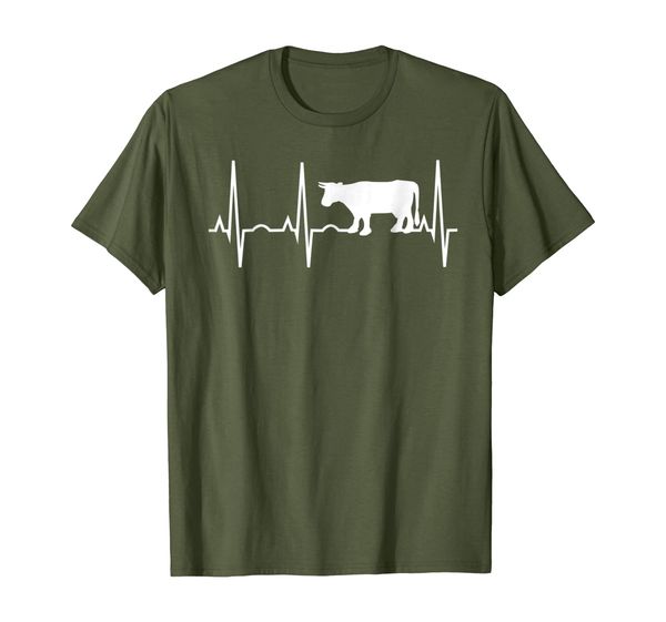 

Cow Shirt - Best Rancher Shirt - Cattle Heartbeat Gift Tee, Mainly pictures