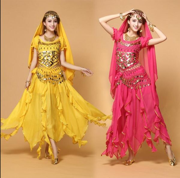 

belly dance costume dance women bollydancer wear bollywood, Black;red