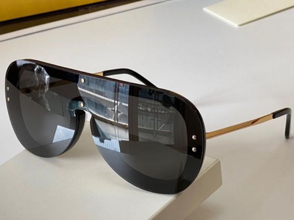 

0396 new fashion sunglasses with uv protection for women vintage oval one lens metal invisible frame popular come with case, White;black