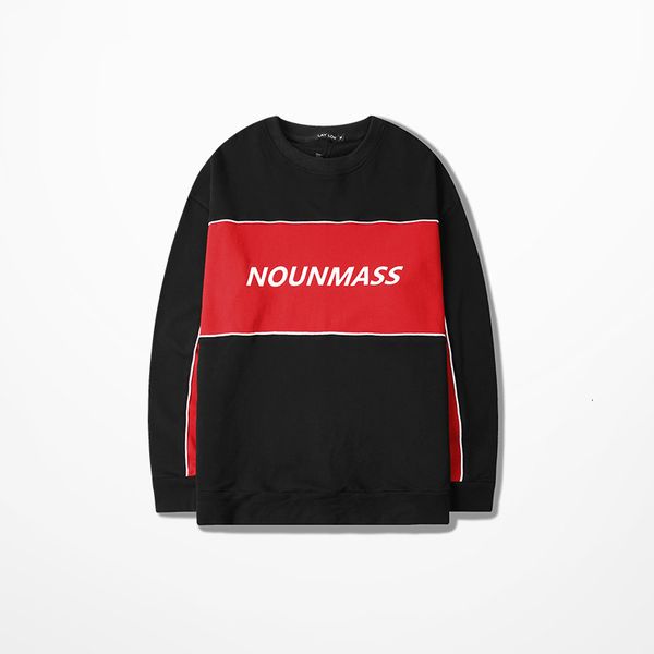 

2021 new hip hop camisola retalhos moletom dos homens skate high street kanye oeste outono inverno quente hoodies e camisolas p0h2, Black