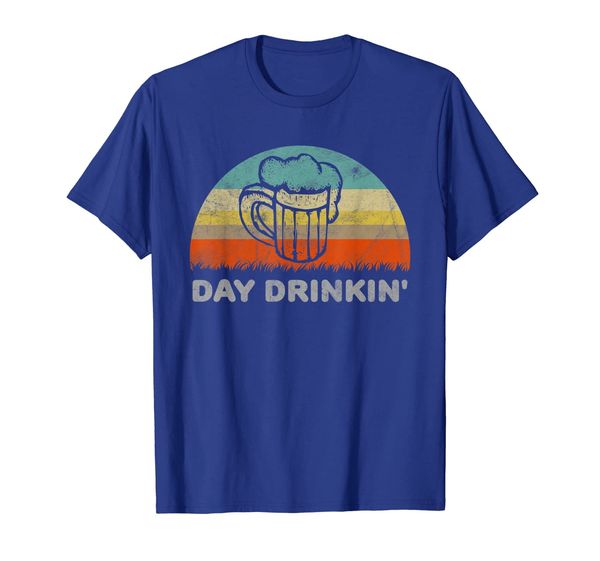 

Funny Day Drinking T-Shirt, White;black