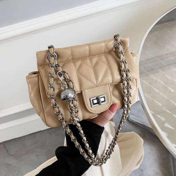 

evening bags luxury mini pu leather chain crossbody for women 2021 designer flap shoulder handbag and purses ladies hand bag 7558