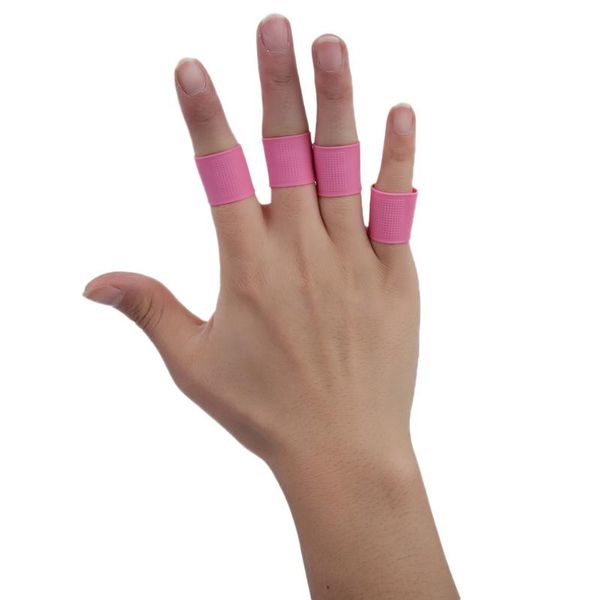 

golf training aids 8pcs silicone toe anti-slip elasticity golfer swing protector grip finger band cover sets