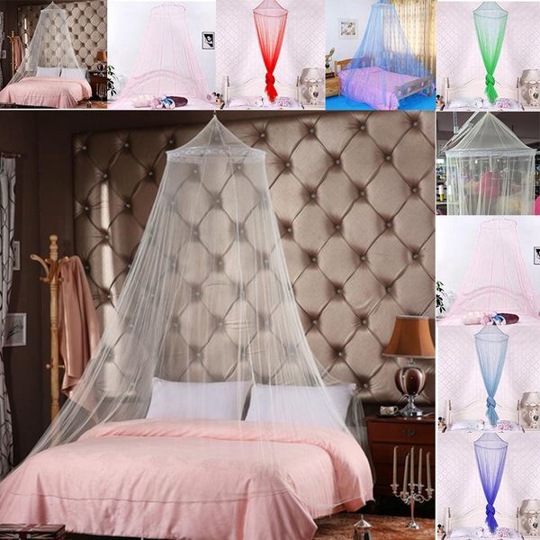 

mosquito net romantic elegant round lace canopy netting curtain dome hanging house bedding decor classical nets