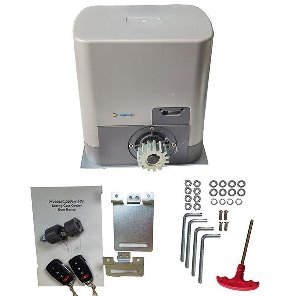 

2000kg automatic sliding door gate opener motor heavy duty electric equipment mechanic fingerprint access control