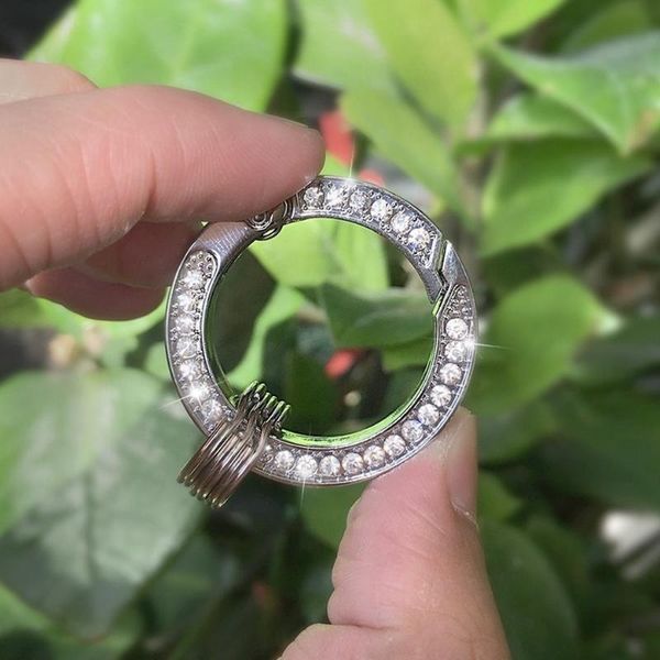 

interior decorations 2021 luxury car key holder chain ring keyring gadget automobile decor bling accessories for woman