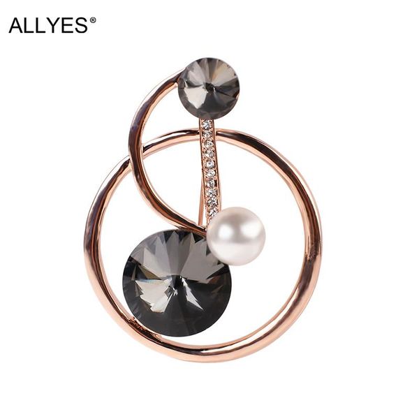 

pins, brooches allyes crystal musical note brooch pins badges rhinestone clothing accessories fashion jewelry, Gray