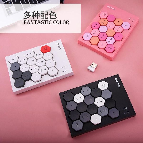 

keyboards mofii small-size numeric keypad 2.4ghz wireless numpad 18 keys digital keyboard for accounting teller lapnotebook tablets