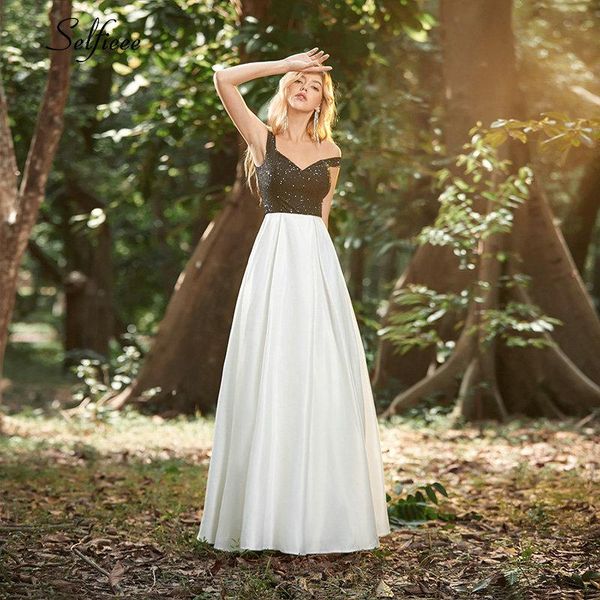 

black and white elegant women dress a line sequined off shoulder pleated satin dress laides formal party robe femme, Black;gray