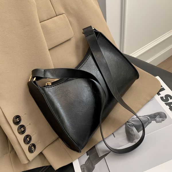 

handbags oil bag retro womens one shoulder bag 2021 new fashion bag net red underarm handbag versatile messenger bags