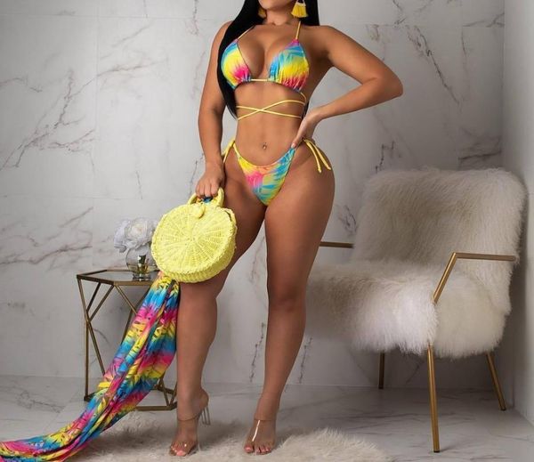 

one-piece suits print leaf 3pieces bikini set and cover up beach dress swimsuit women push bandage mid waisted skirt bathing suit