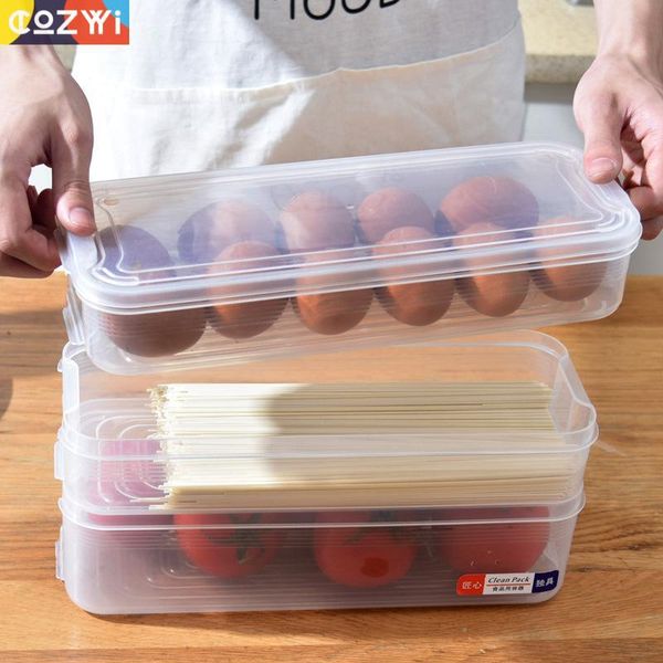 

storage bottles & jars 3l/4.5l/6l large capacity food container freshness preservation box for refrigerator clear pp material