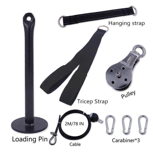 

accessories triceps rope pulley cable adjustable biceps fitness sport hand equipment training home h8z3