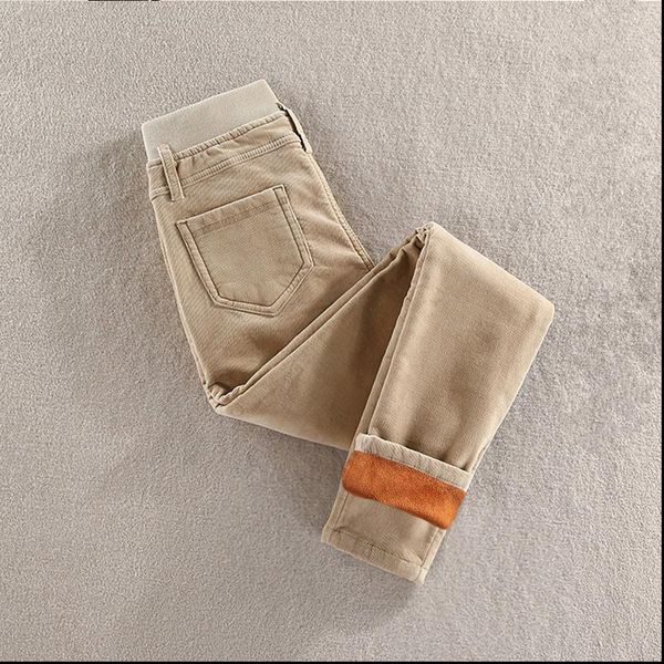 

new plus velvet winter corduroy pants women pantalon femme lace up loose womens pants high waist harem pants warm trousers c5117, Black;white