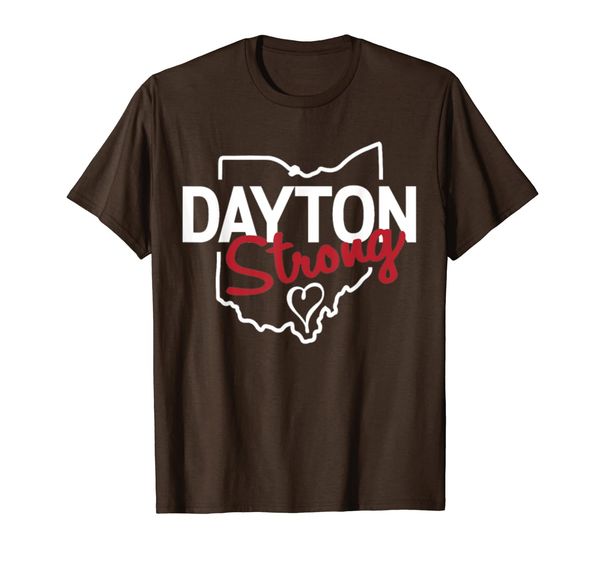 

dayton strong shirt, White;black