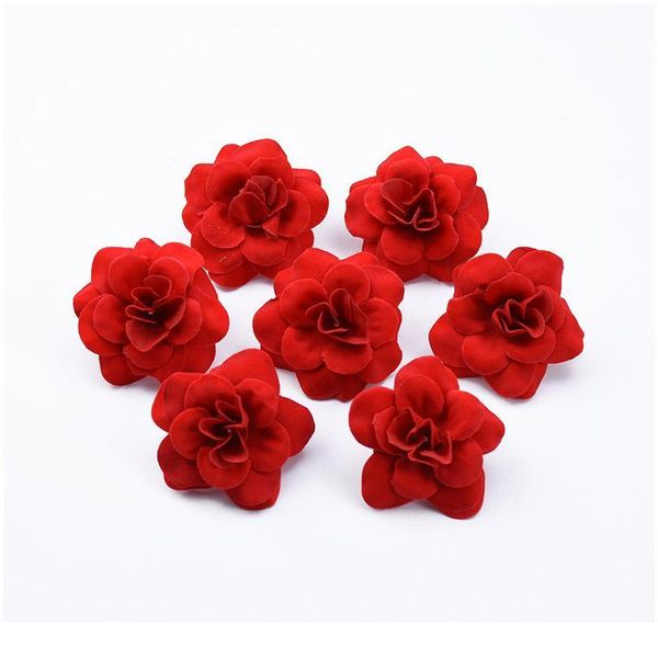 

30pcs home decoration accessories wedding red roses bridal accessories clearance christmas decorative wreaths artificial qylyig