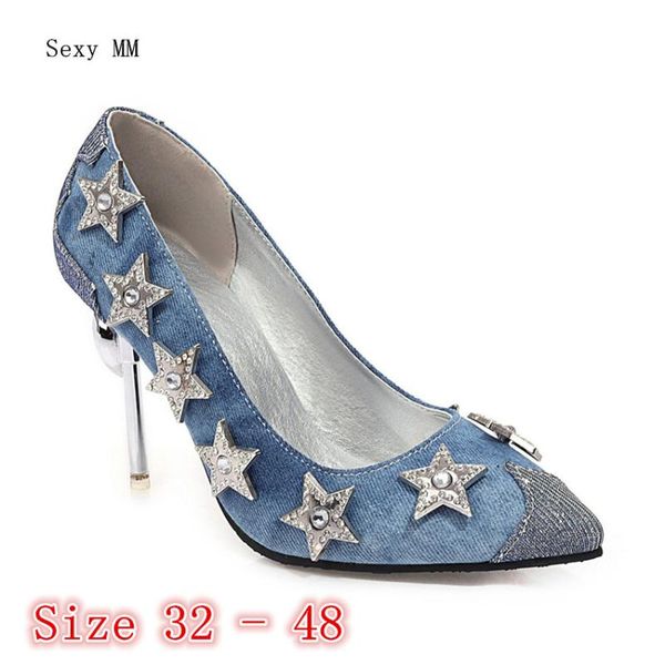 

dress shoes women high heels pumps heel stiletto woman party kitten plus size 32 33 - 40 41 42 43 44 45 46 47 48, Black