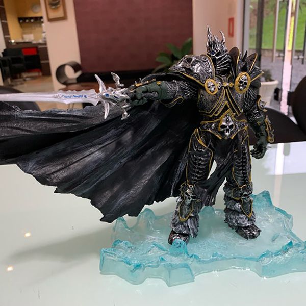 

wow fall of the lich king arthas menethil figure anime figurine famous game character action figure collectible toys gift 9 inch c0220