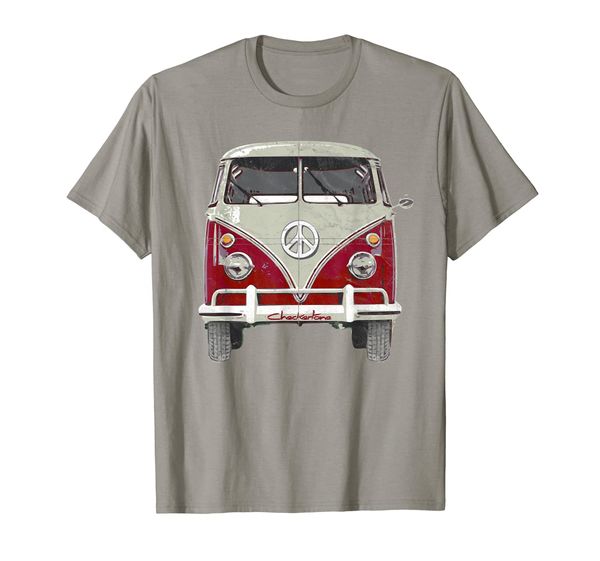 

Vintage 1960s Hippie Red Micro Bus Van T-Shirt Gift, Mainly pictures