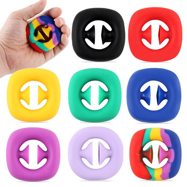 

fidgets 2022 snap sensory silicone hand grip toy fidget toys ring dhl